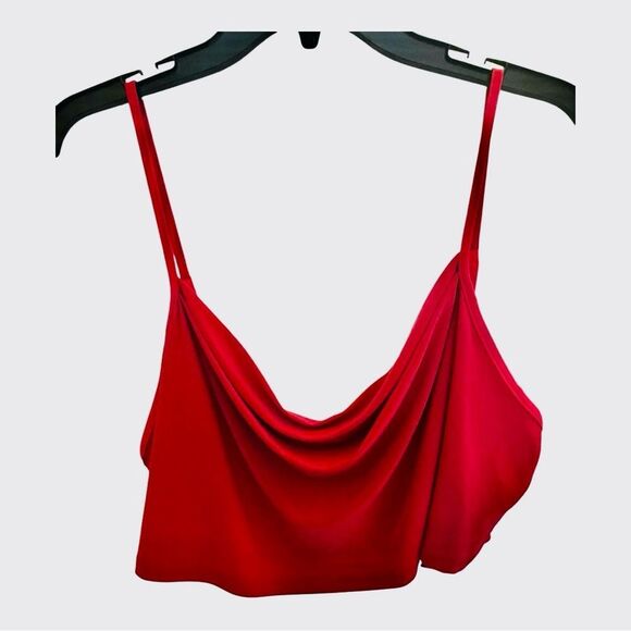 Express Hot Pink Crop Cami - Picture 1 of 3